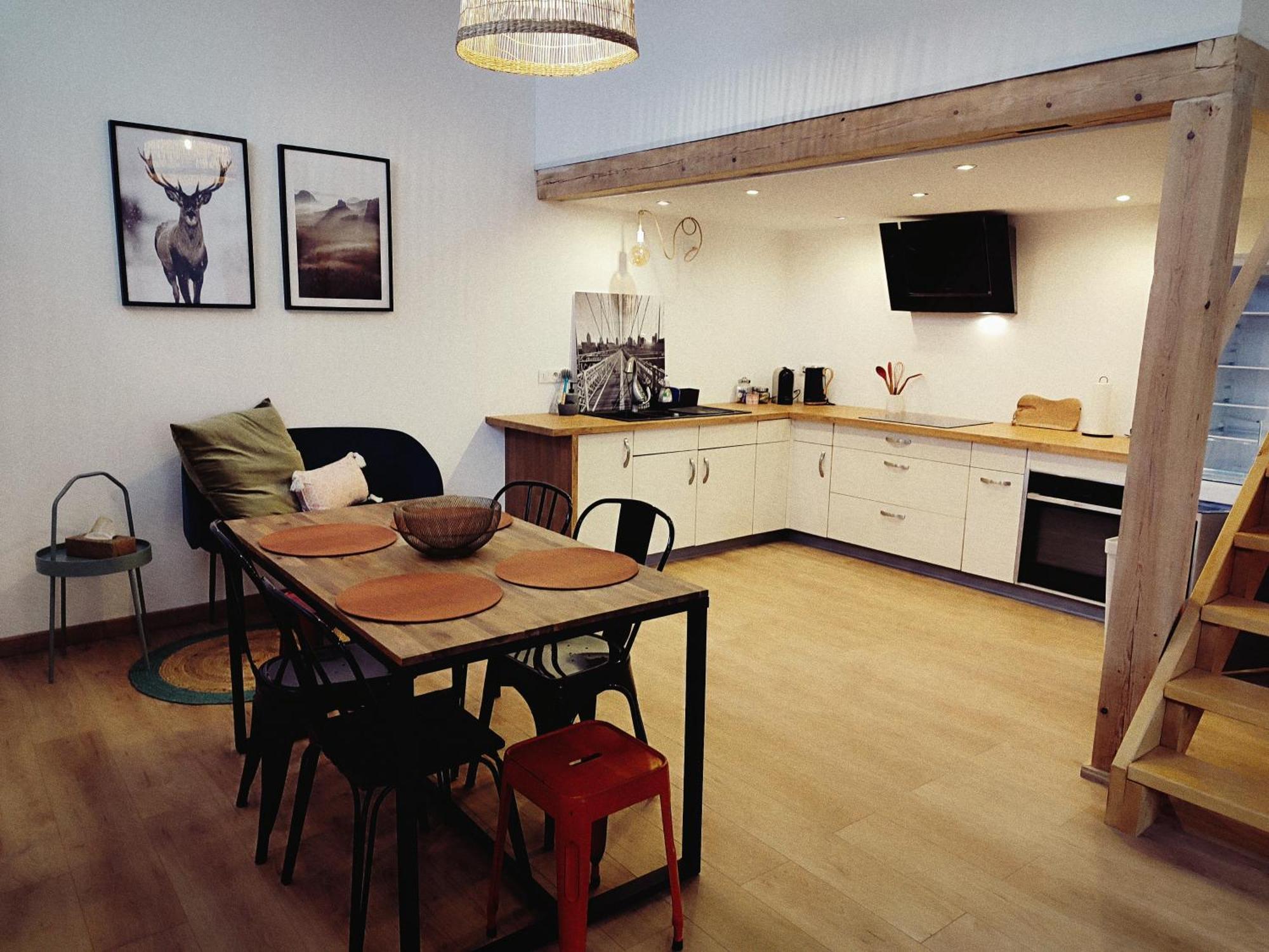 Le Chaleureux Loft 1 Minute Du Tram Apartman Lingolsheim Kültér fotó